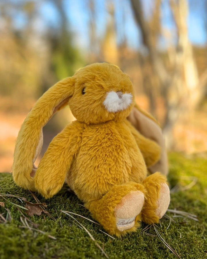 Hasen Kuscheltier Kanina in Safran gelb von Bukowski.