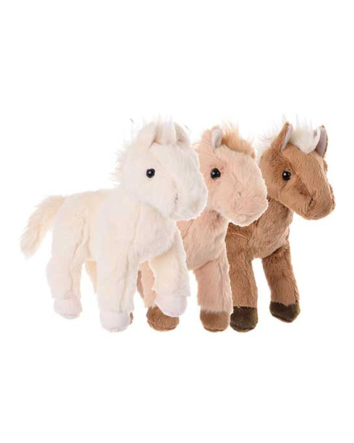 Kuscheltier Pferde in drei verschiedenen Farben von Bukowski aus Schweden.