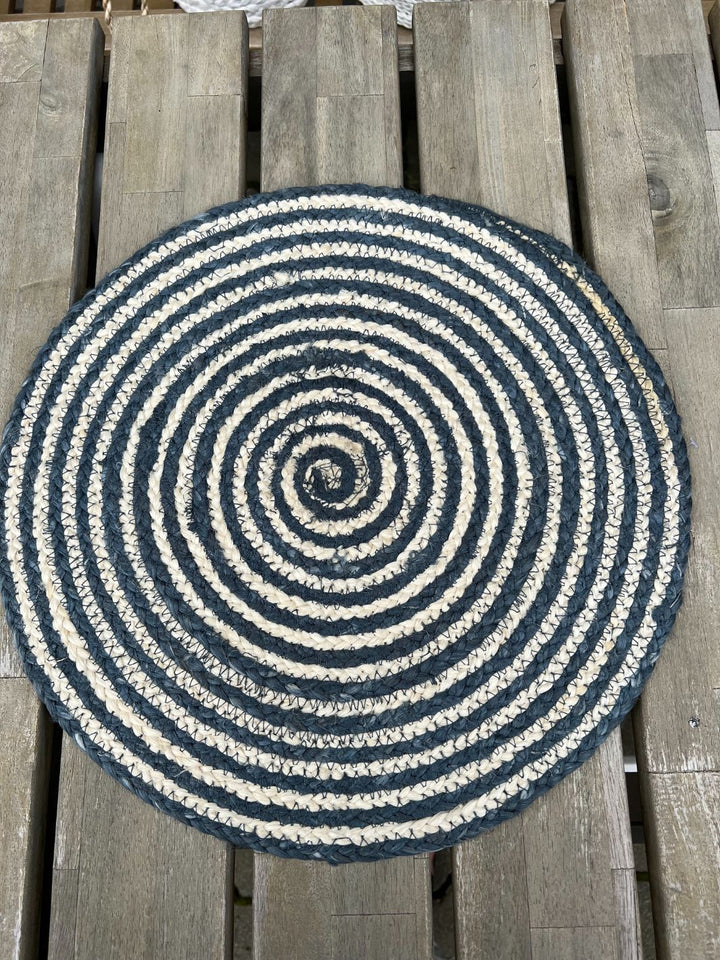 Maritimes Tischset blau weiß