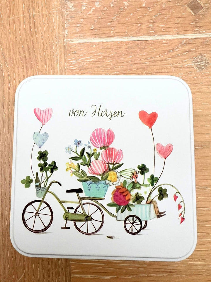 Metalldose von Herzen vom Grätz Verlag