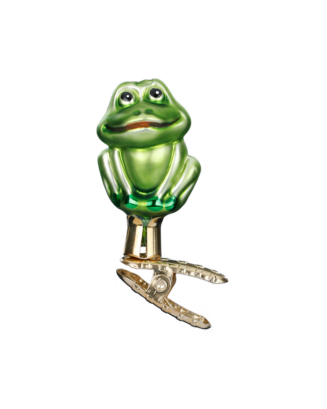 Mini Frosch zum Klemmen Weihnachtsbaumschmuck von Inge Glas
