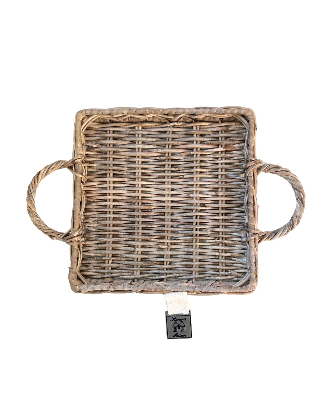 Mini Tablett aus Rustic Rattan von Rivièra Maison.
