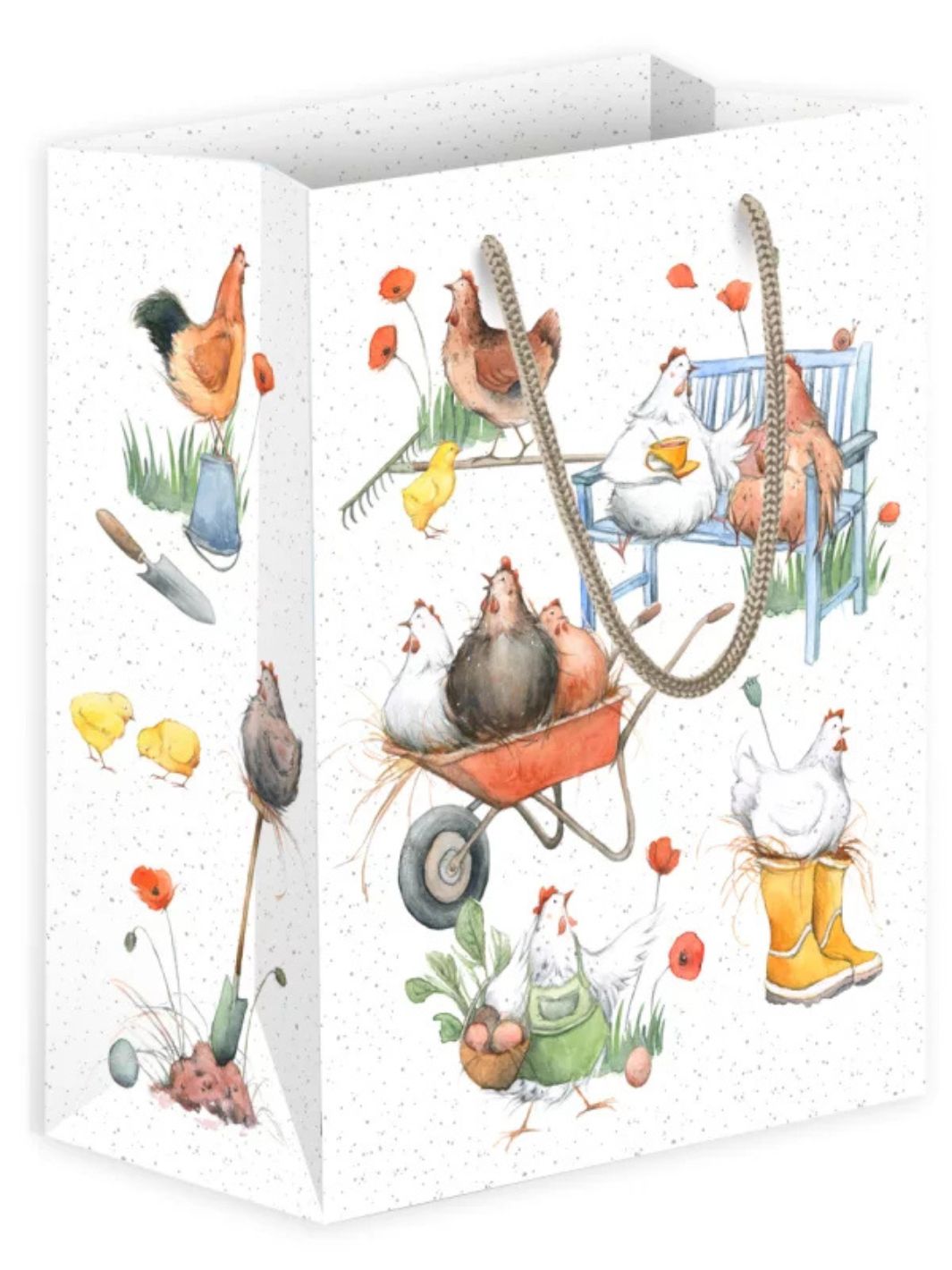 Mittlere Geschenktasche Hühnerbande vom Grätz Verlag