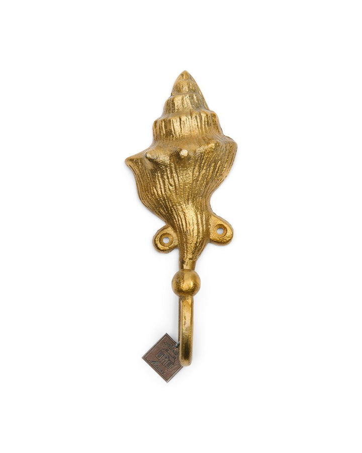 Muschel Haken in goldener Farbe von Rivièra Maison.