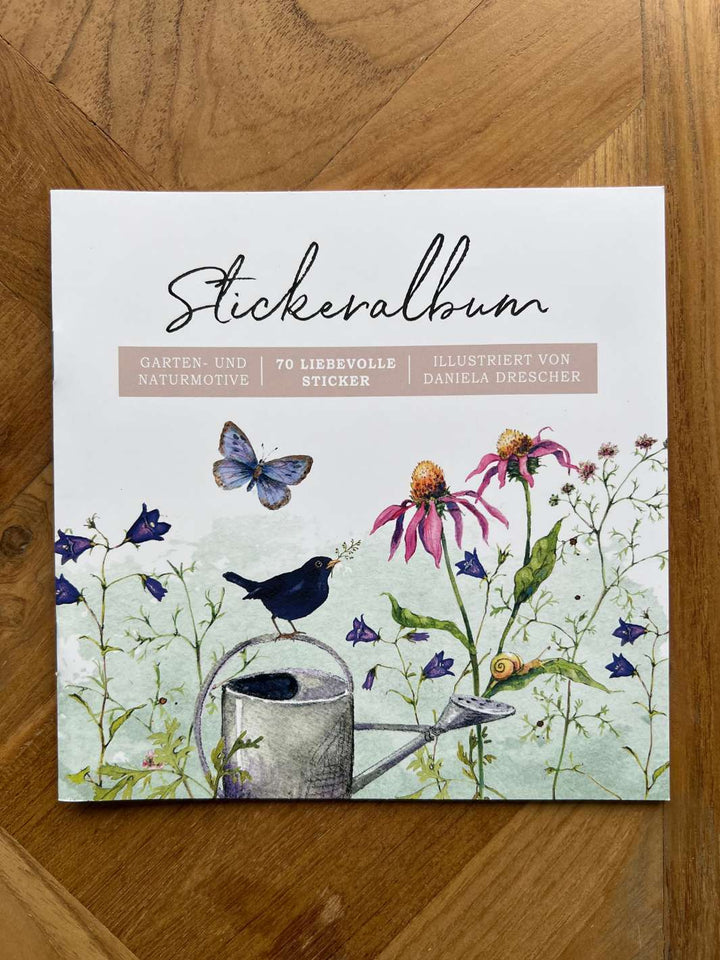 Natur und Garten Stickeralbum von Grätz