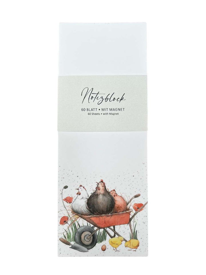 Notizblock aus der Hühnerbande Serie vom Grätz Verlag