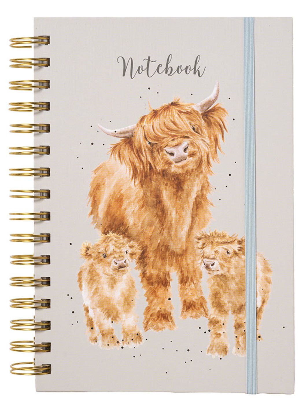 Notizbuch Highland Rinder von Wrendale Designs