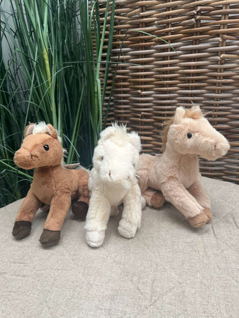 Pferde Kuscheltiere Salt, Sugar und Chocolate von Bukowski aus Schweden.