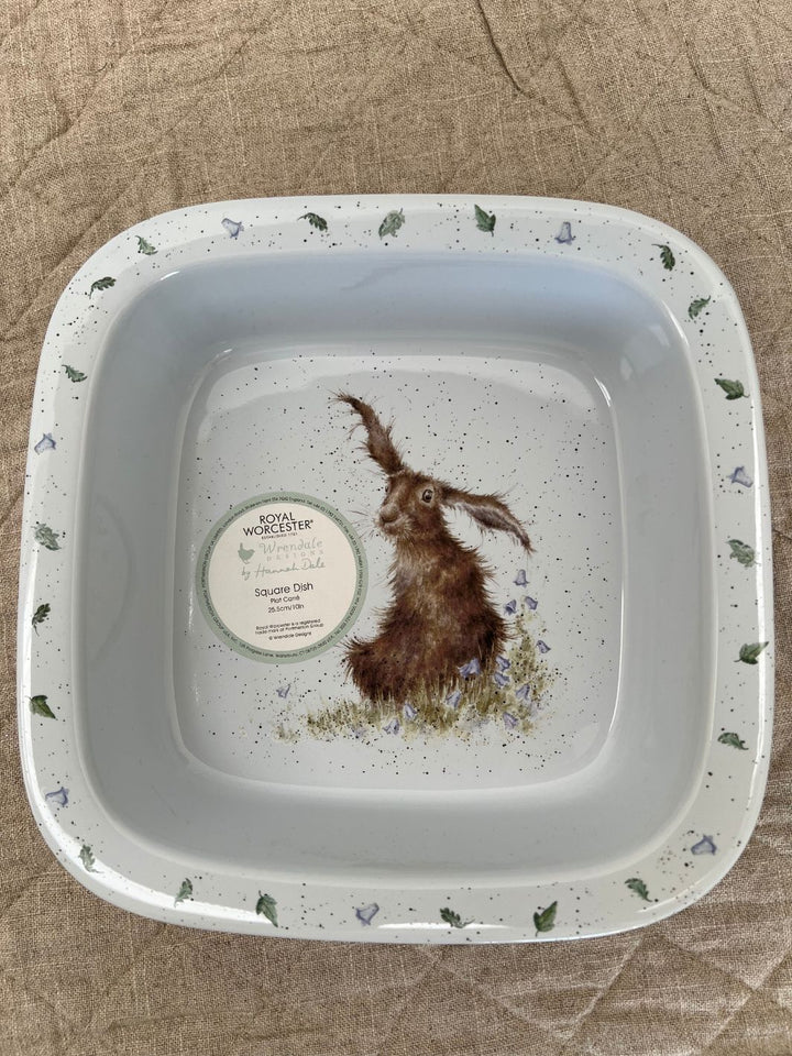 Quadratische Schüssel Hase von Wrendale Designs