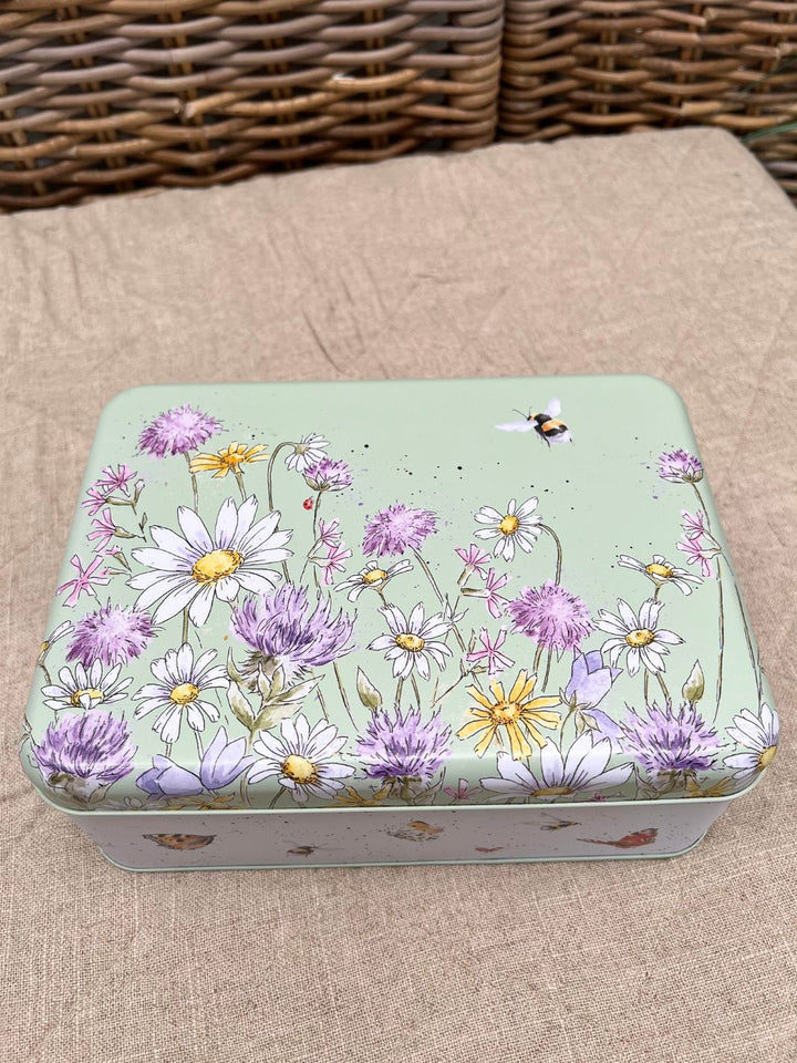 Metalldose Blumenwiese von Wrendale Designs