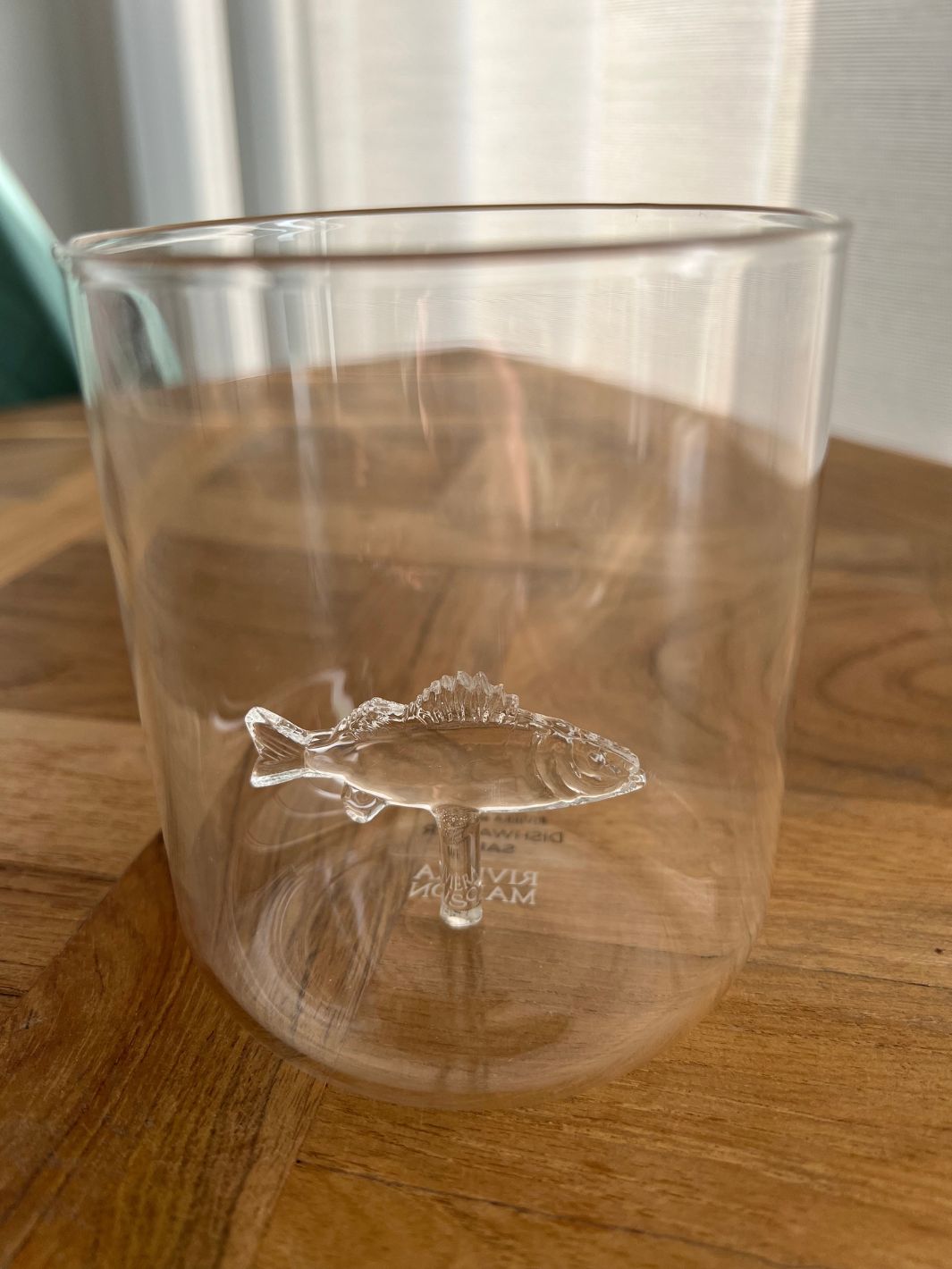 Long Island Fish Water Glass
