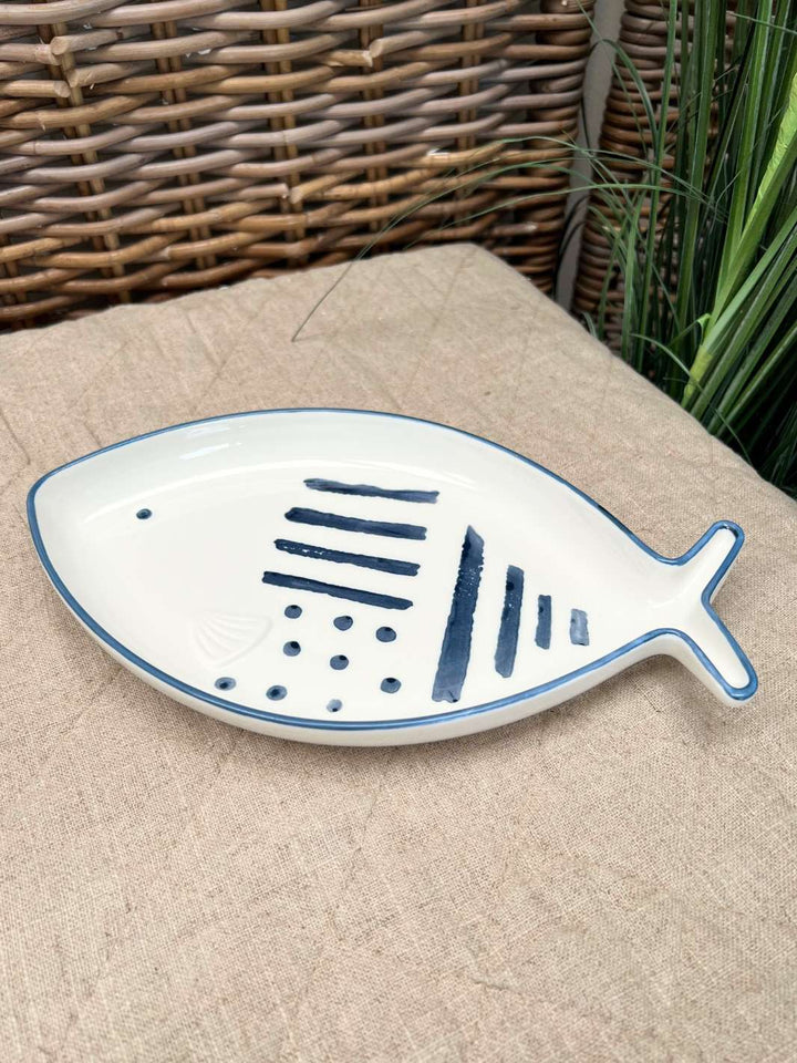 Rivièra Maison Ferragudo Fisch Servierplatte