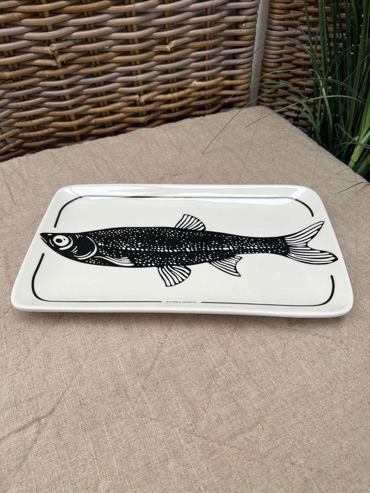 Long Island Fish Serving Plate Riviera Maison