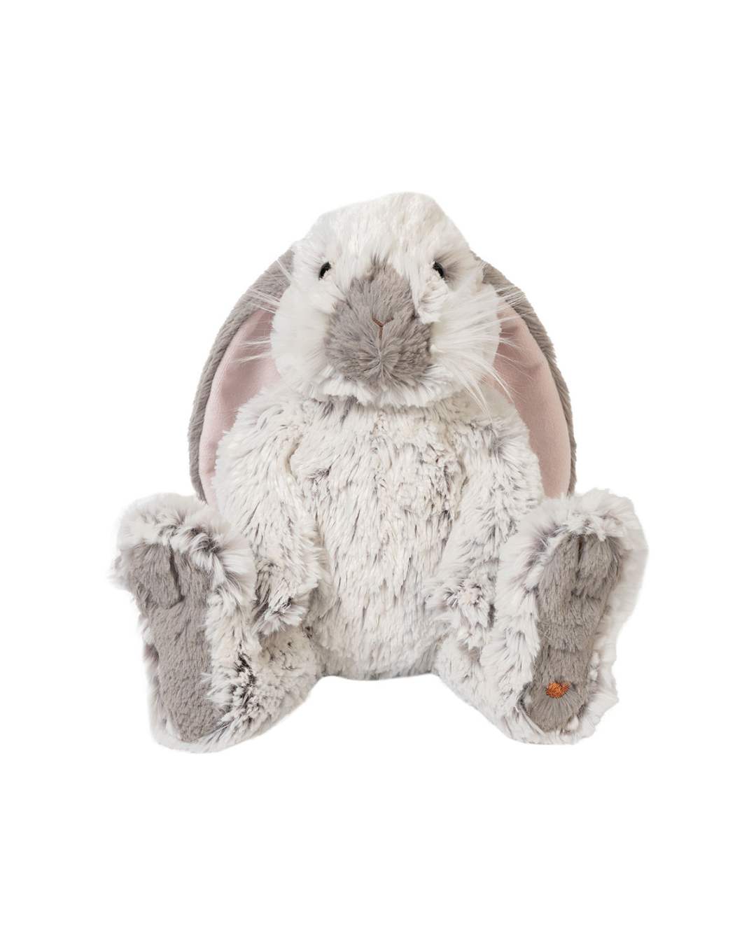 Kuscheltier Hase Rosie in groß von Wrendale Designs auf weißem Hintergrund.