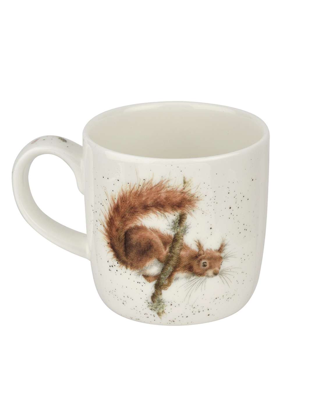 Rückansicht der Tasse mit dem Eichhörnchen-Motiv von Wrendale Designs