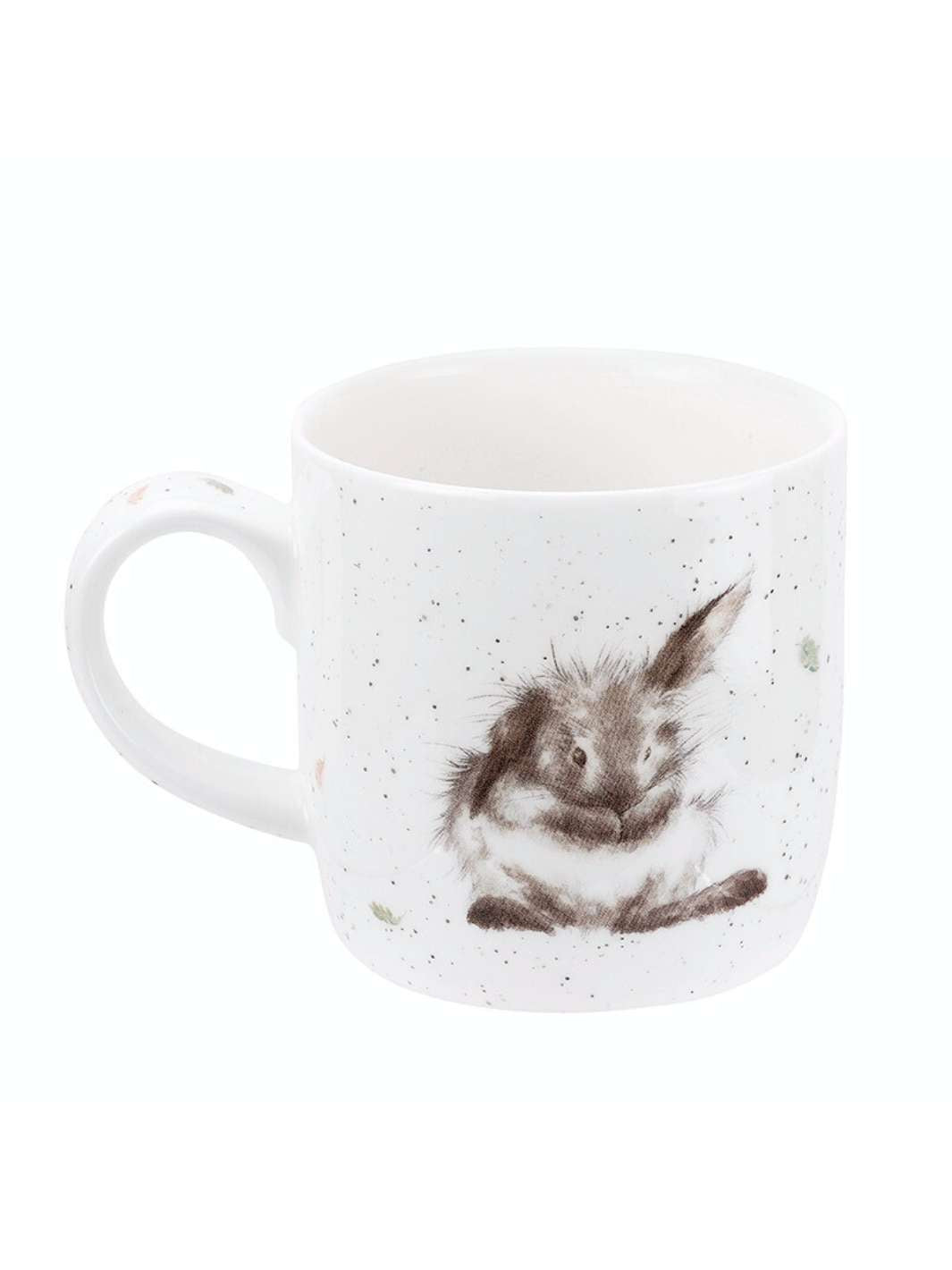 Rückseite der Kaninchen Tasse von Wrendale Designs.