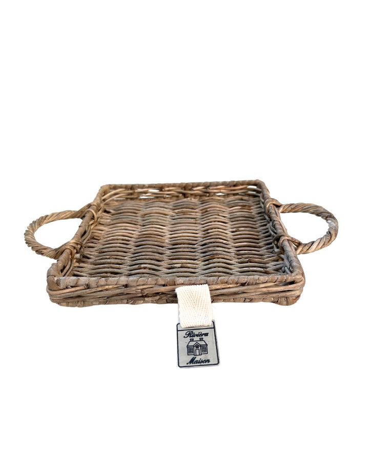 Rustic Rattan Mini Tray als kleines Tablett von Rivièra Maison.