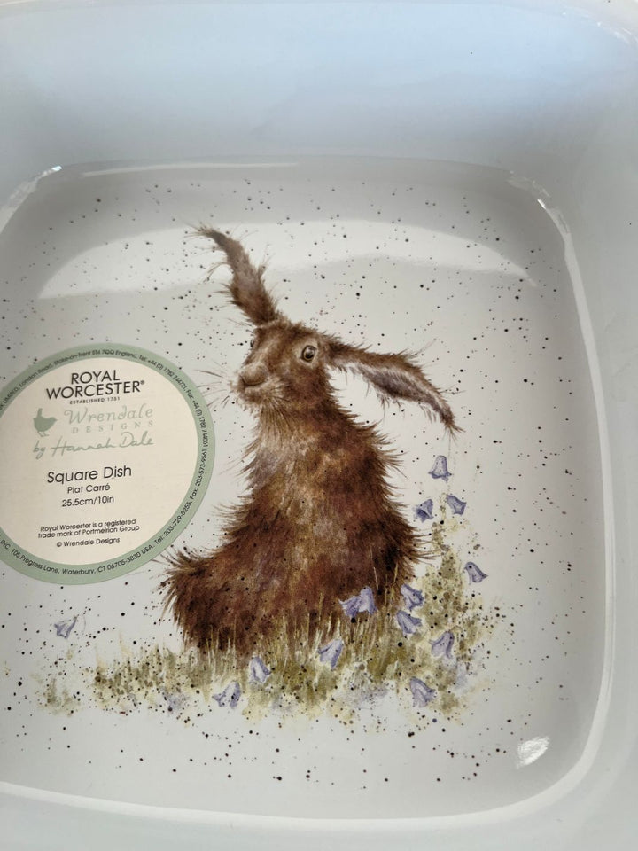 Quadratische Schüssel Hase von Wrendale Designs