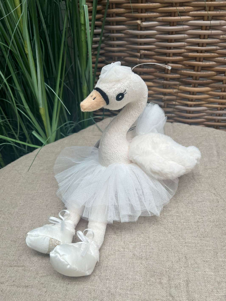 Kuscheltier Schwan mit weißem Tütü von Bukowski