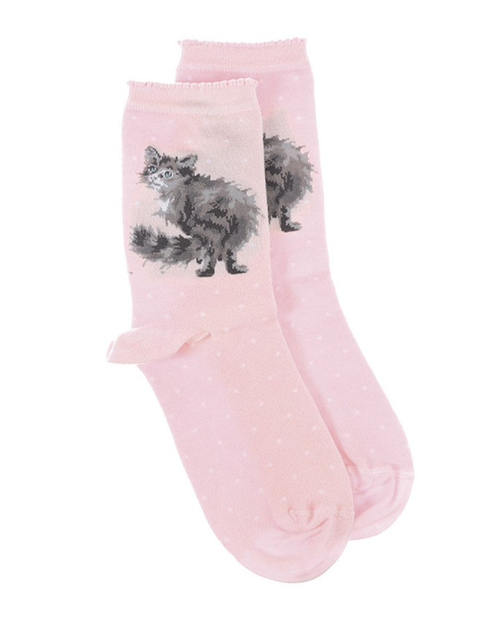 Bambussocken mit Katzenmotiv von Wrendale Designs.