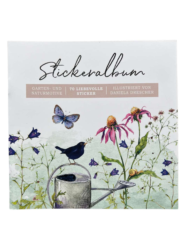 Stickeralbum mit Natur und Gartenmotiven von Grätz