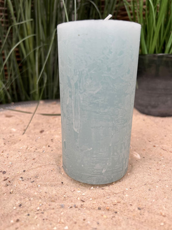 Hellblaue Kerze von Rivièra Maison