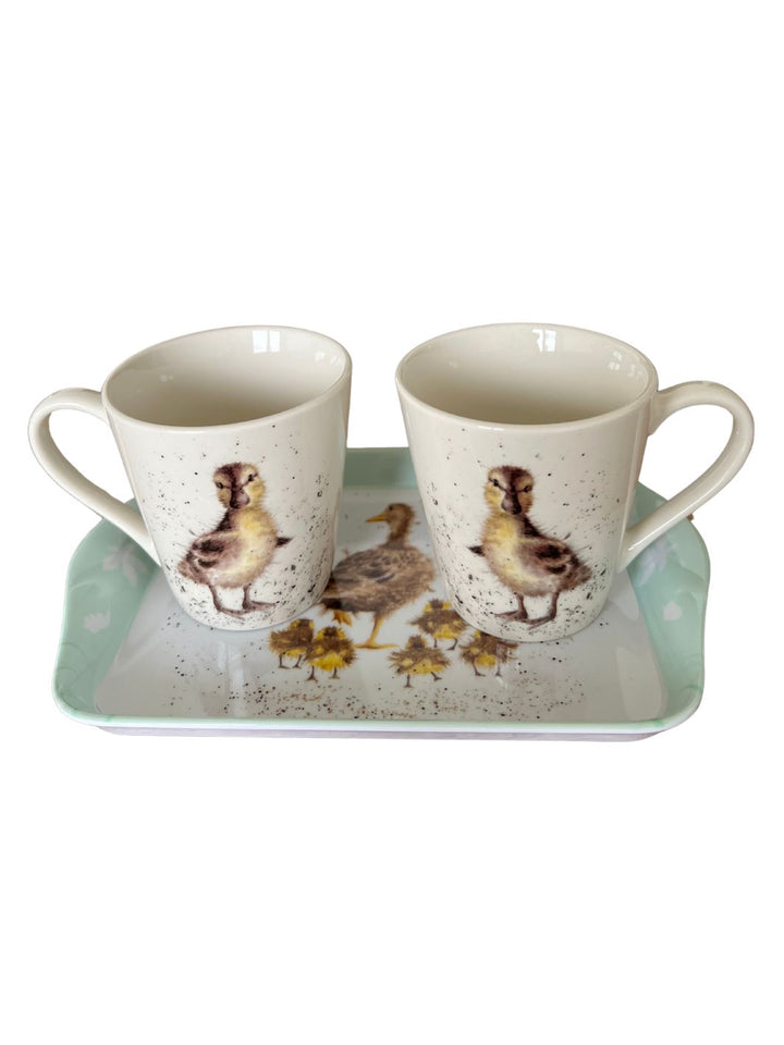 Tablett mit Tassen Entchen von Wrendale Designs