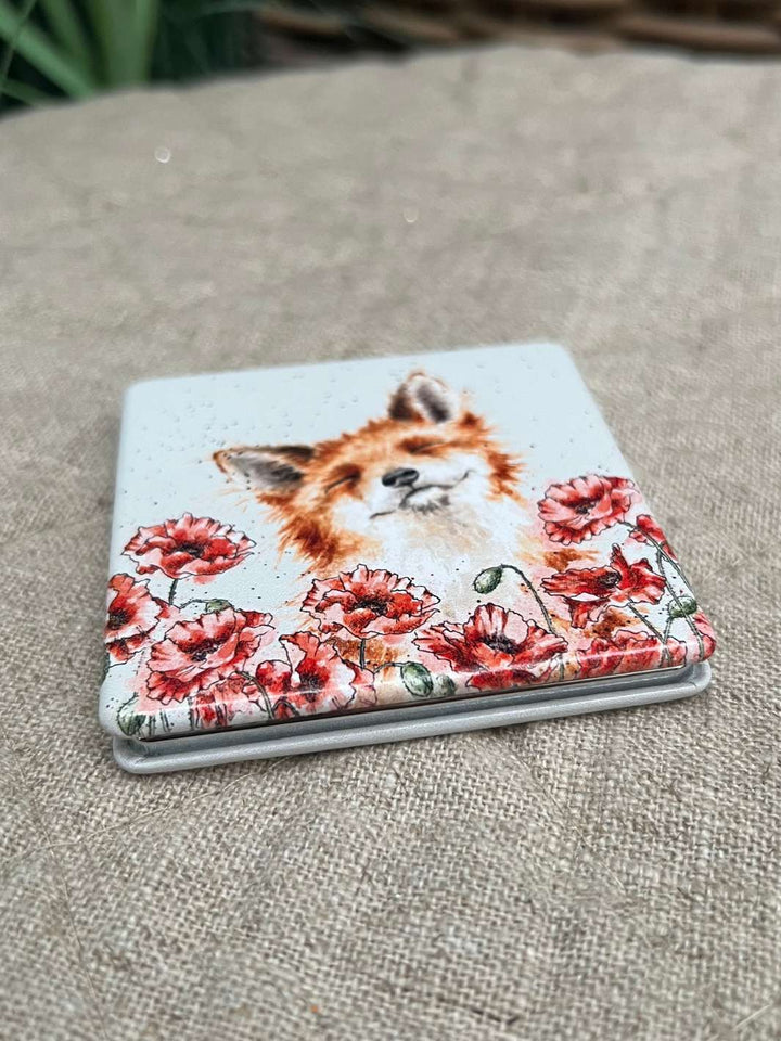 Taschenspiegel mit Fuchs Motiv von Wrendale Designs