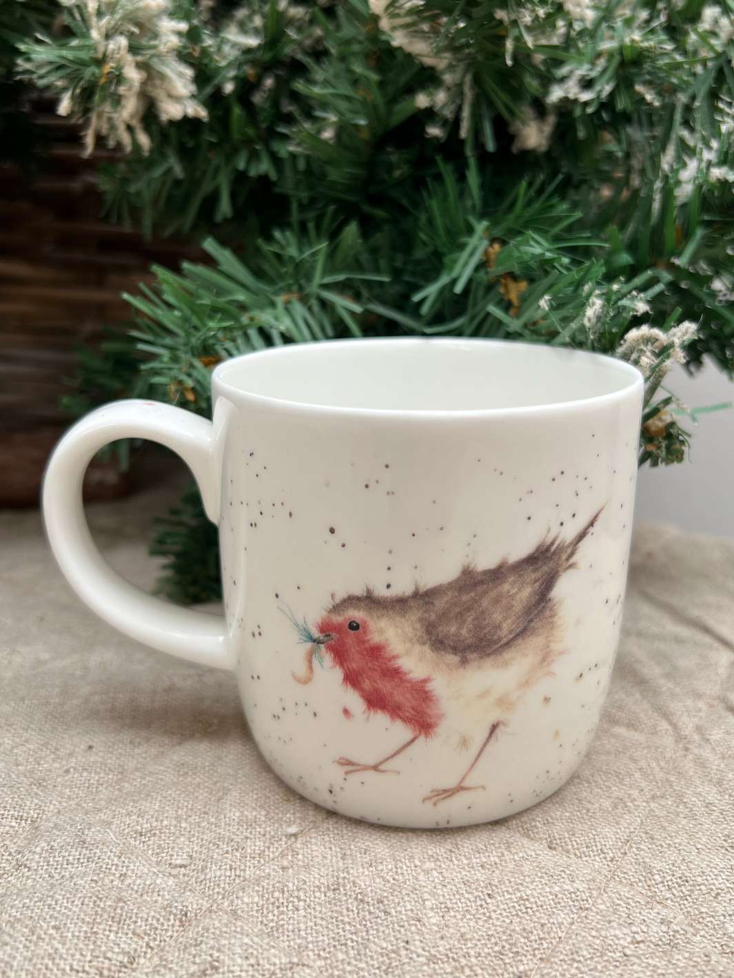 Wrendale Designs Tasse mit dem Gartenfreund Rotkehlchen