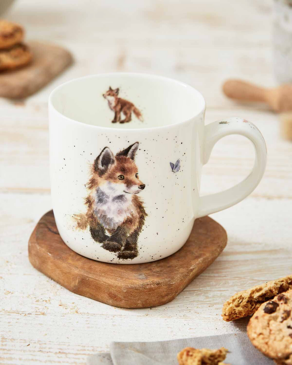 Tasse mit Fuchs Motiv von Wrendale Designs.