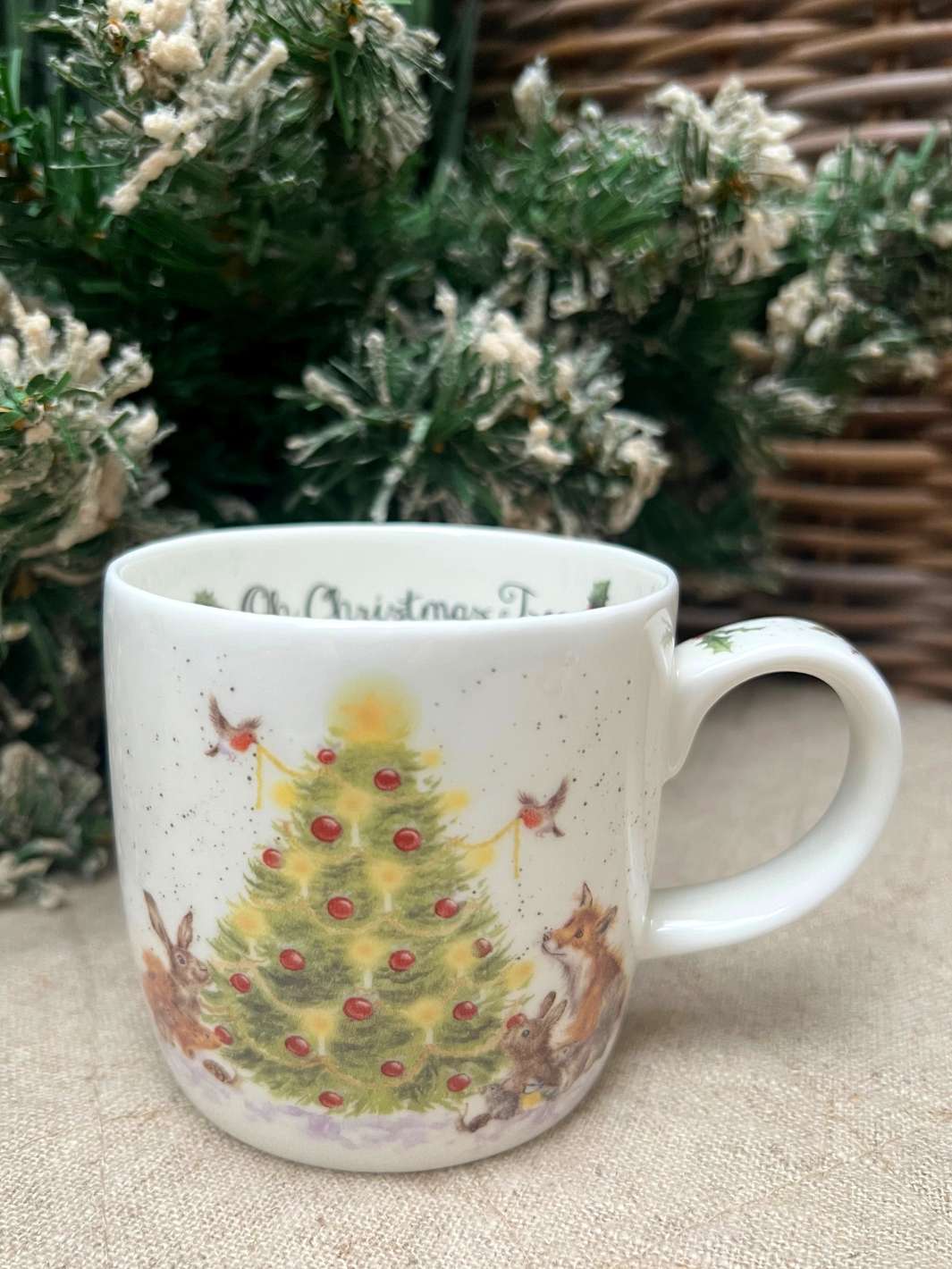 Tasse "Oh Christmas Tree" von Wrendale Designs