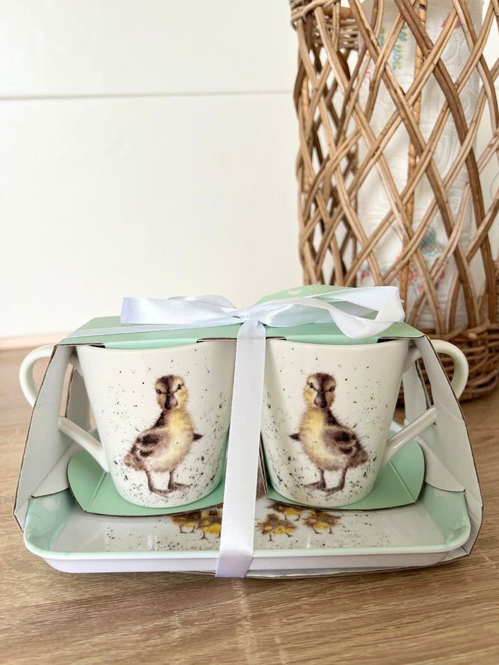 Tassenset Entchen mit Tablett von Wrendale Designs