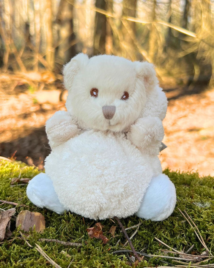 Teddybär Ziggy in hell blauem Hasen Kostüm von Bukowski.