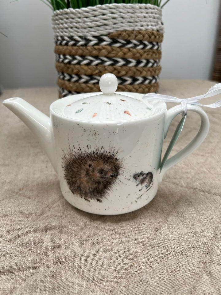 Teekanne Igel mit Maus von Wrendale Designs