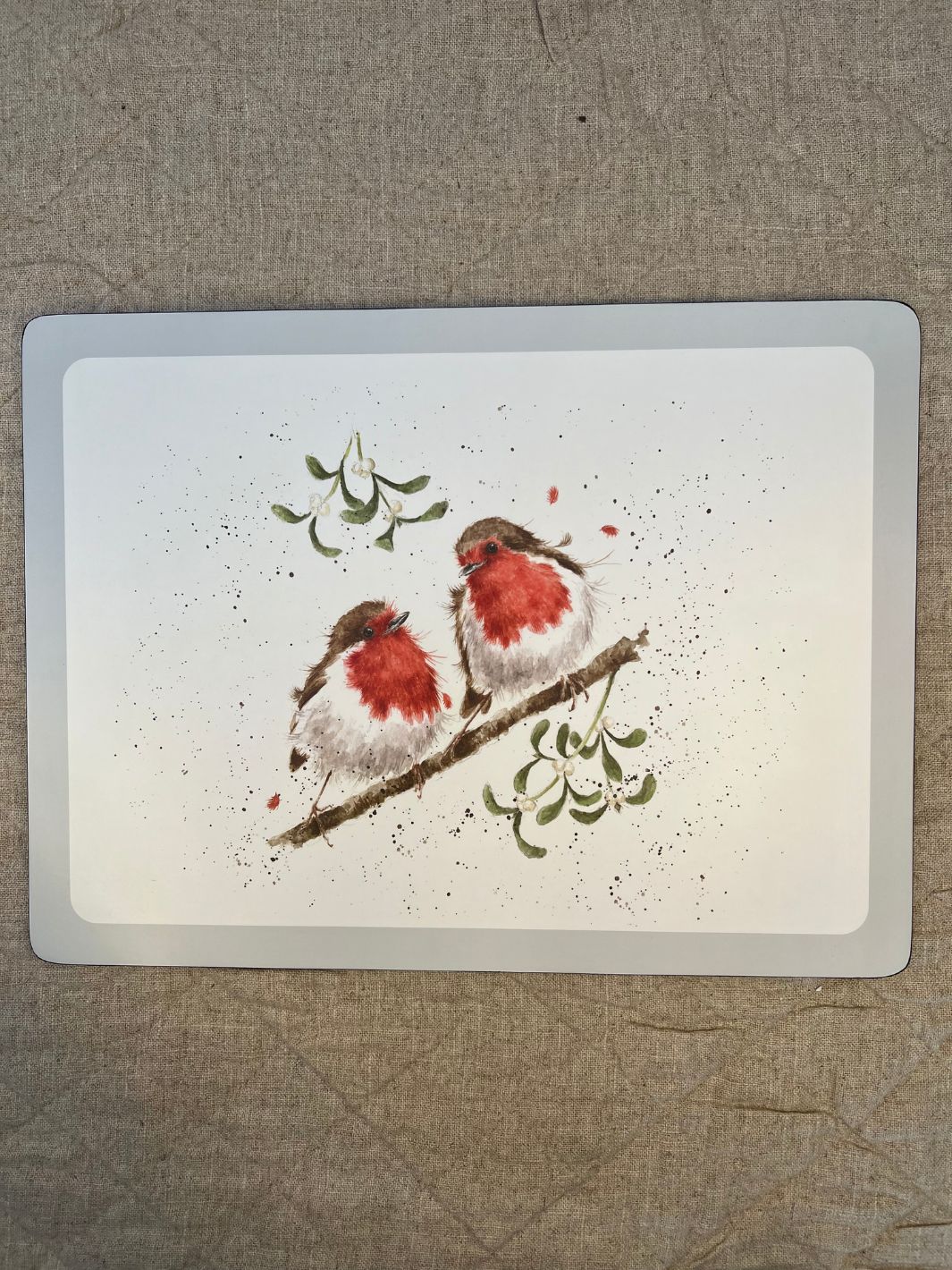 Rotkehlchen Tischset von Wrendale Designs