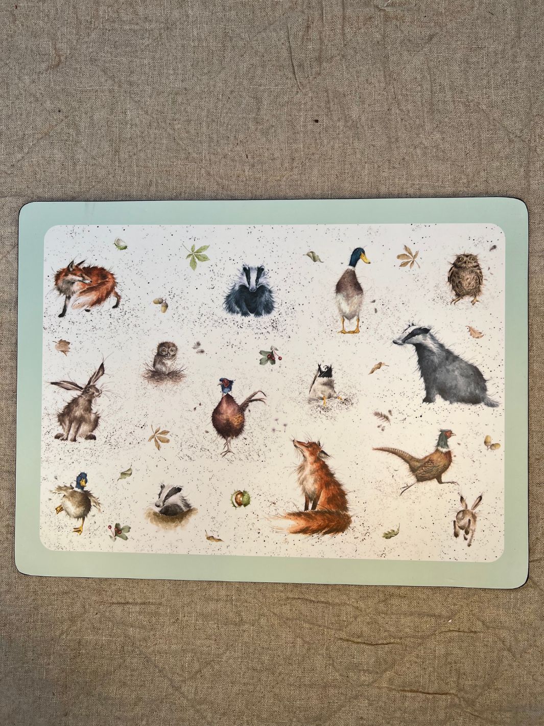 Waldtiere Tischset von Wrendale Designs