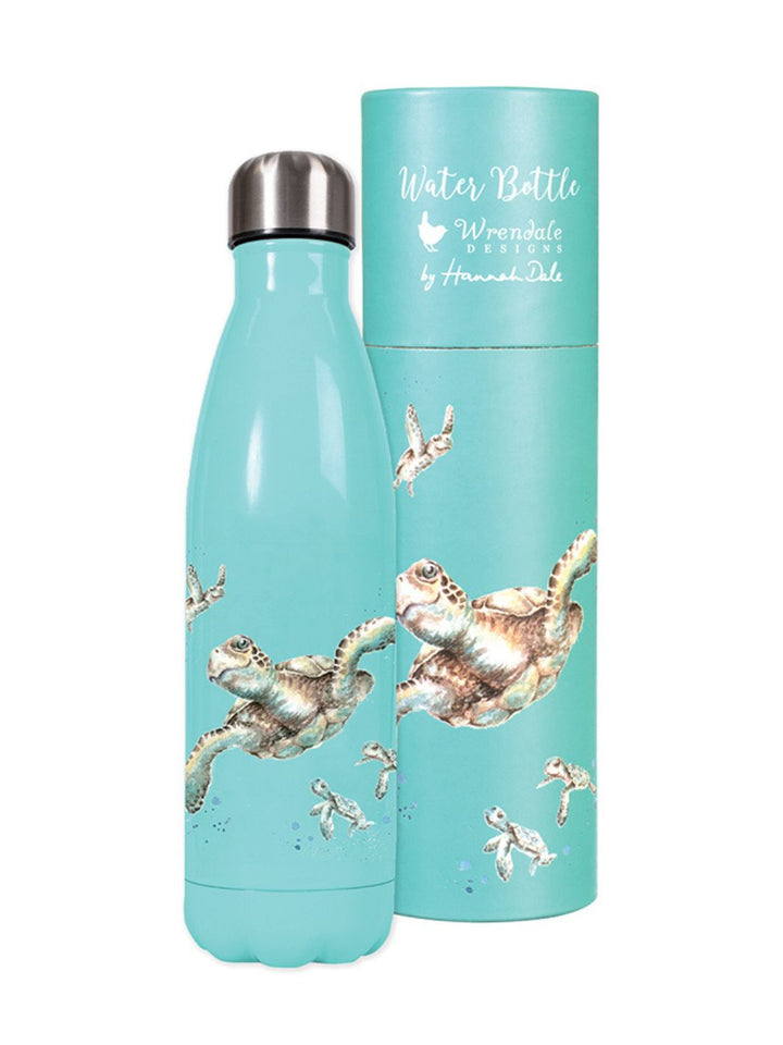 Trinkflasche Schildkröten von Wrendale Designs.