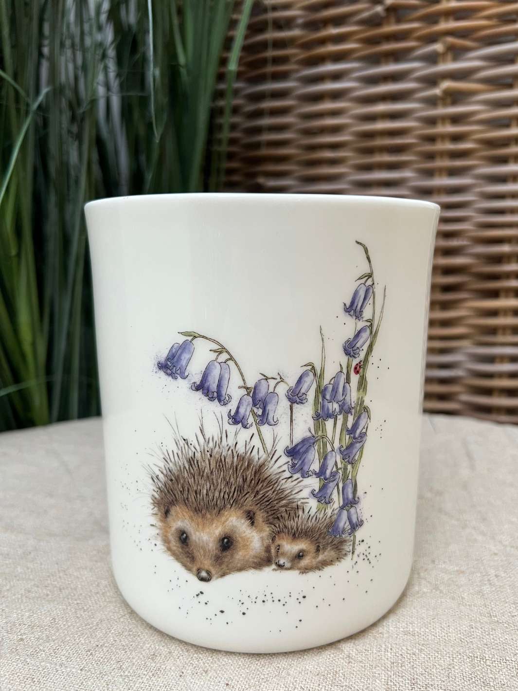 Utensiliendose mit Igeln von Wrendale Designs