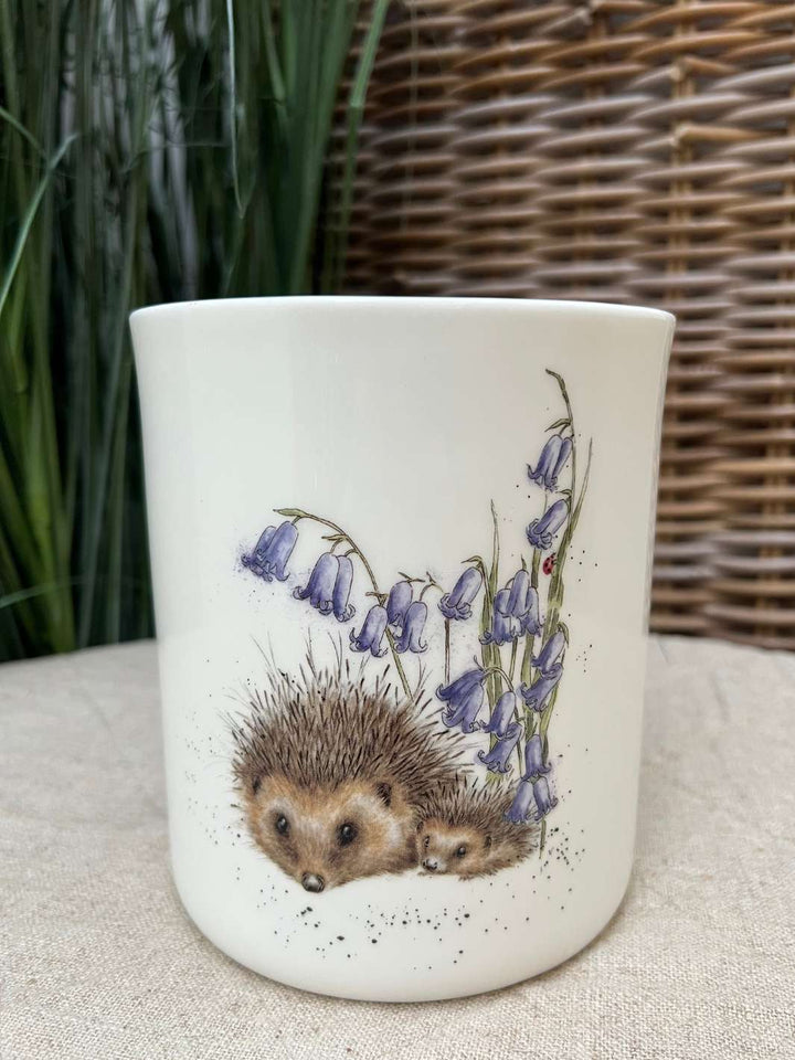 Utensiliendose mit Igeln von Wrendale Designs