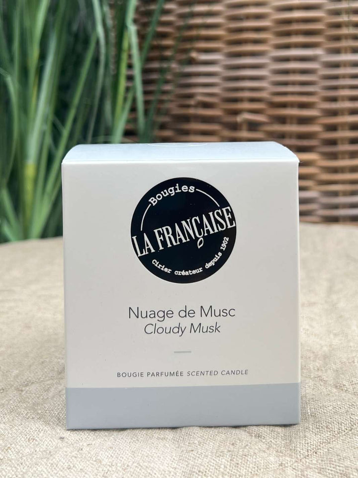 Geschenkverpackung Duftkerze Wolkiger Moschus von Bougies la francaise