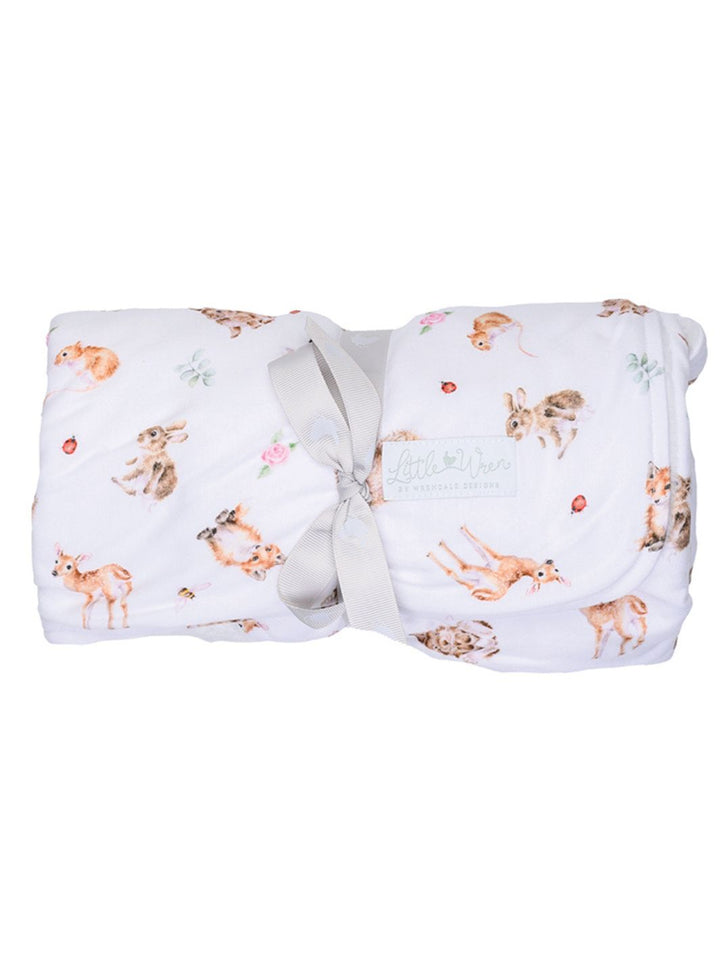 Waldtier Babydecke Little Forest von Wrendale Designs