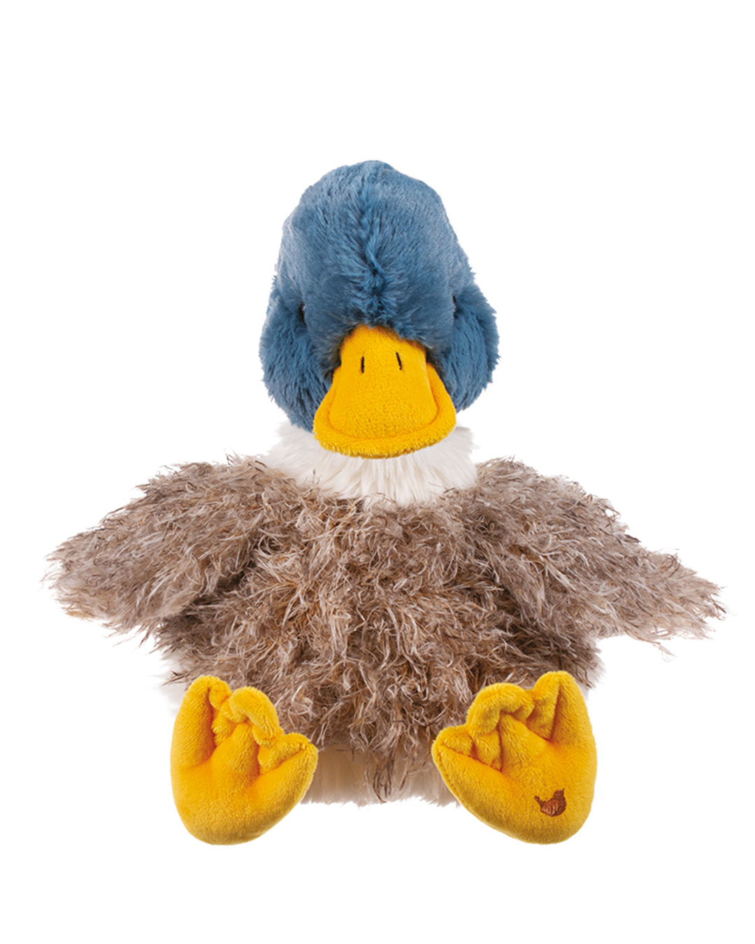 Kleiner Webster in der Größe M als Enten Kuscheltier von Wrendale Designs.