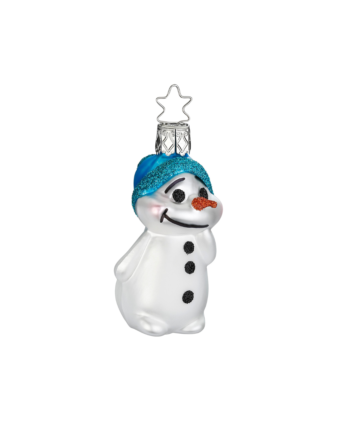 Schneemann Weihnachtsbaumschmuck "Frostnase" von Inge Glas
