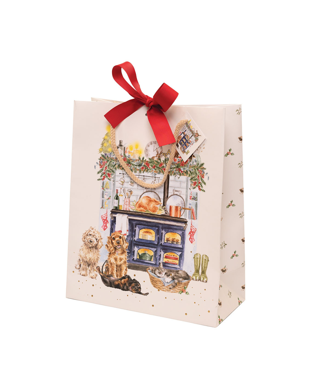 Weihnachtsküche Geschenktasche L "The Country Christmas" von Wrendale Designs
