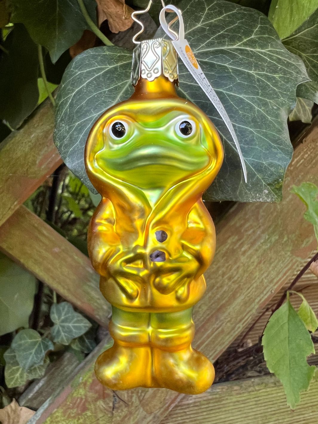 Gelber Wetterfrosch Inge Glas