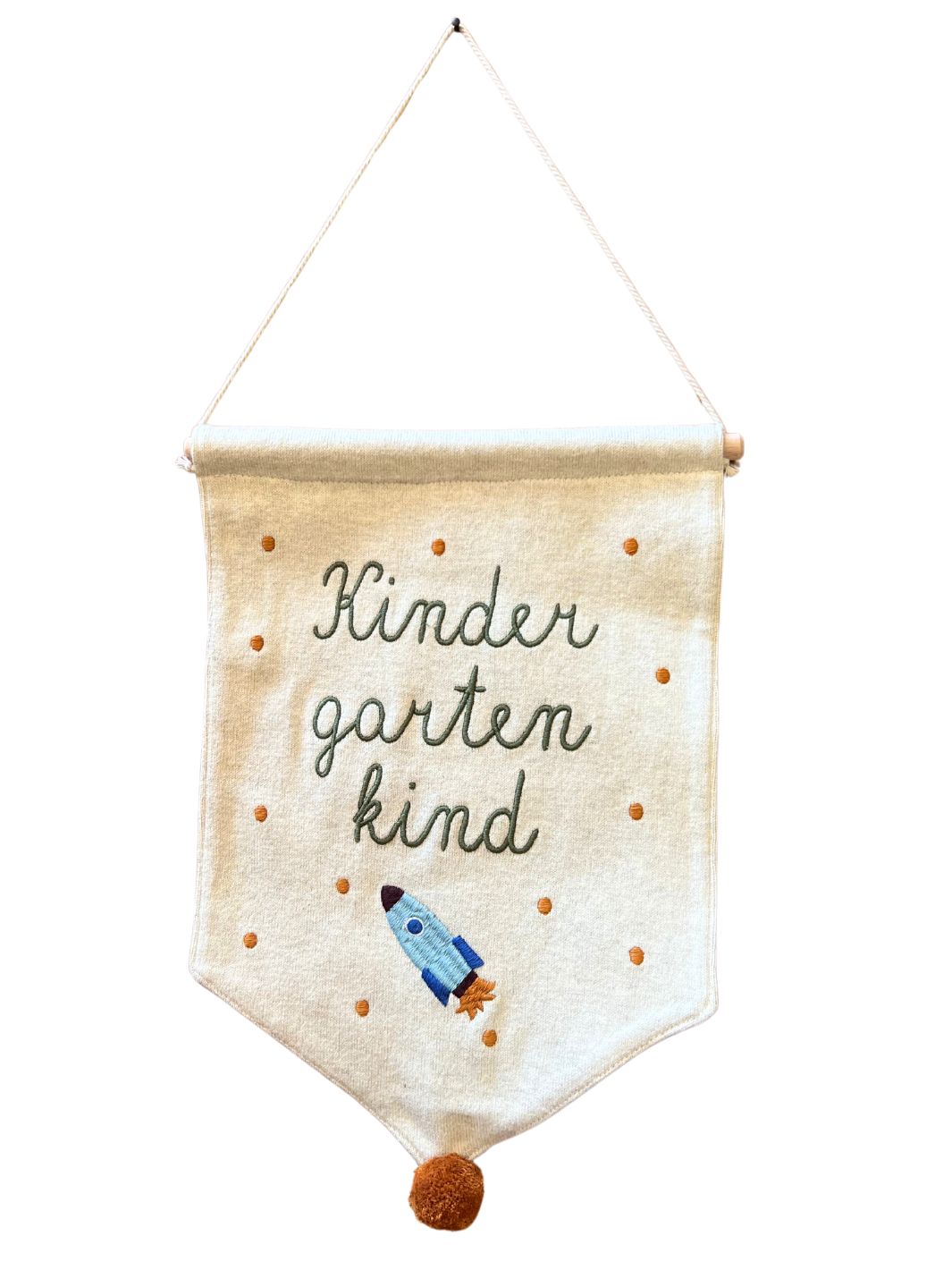Wandbehang Kindergartenkind Rakete von Ava und Yves