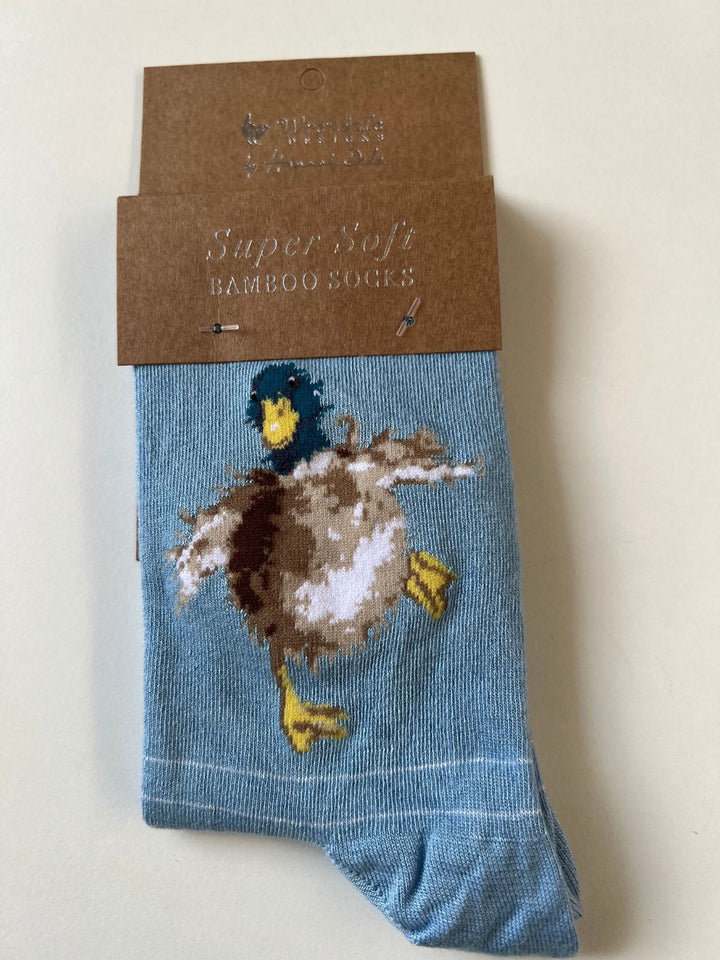 Socken Ente von Wrendale Designs