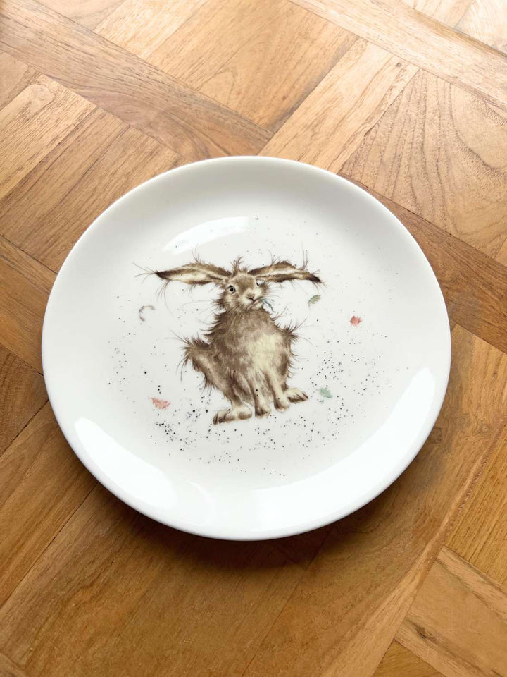 Wrendale Designs Frühstücksteller mit niedlichem Hasen Motiv