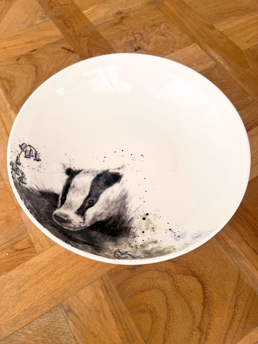 Wrendale Designs Suppenteller mit wunderschönem Dachs motiv