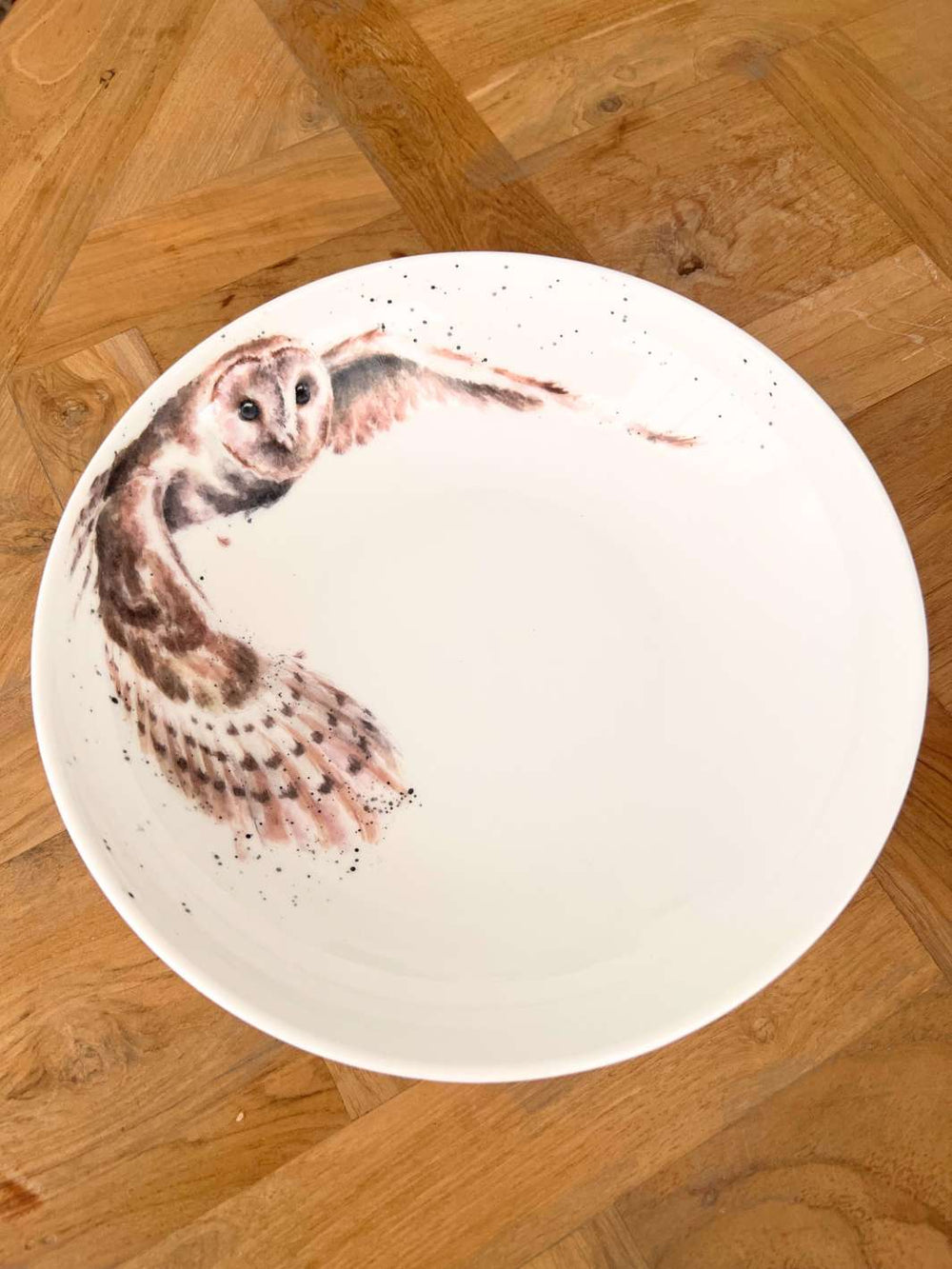 Wrendale Designs Suppenteller mit hübschem Eulen Motiv.